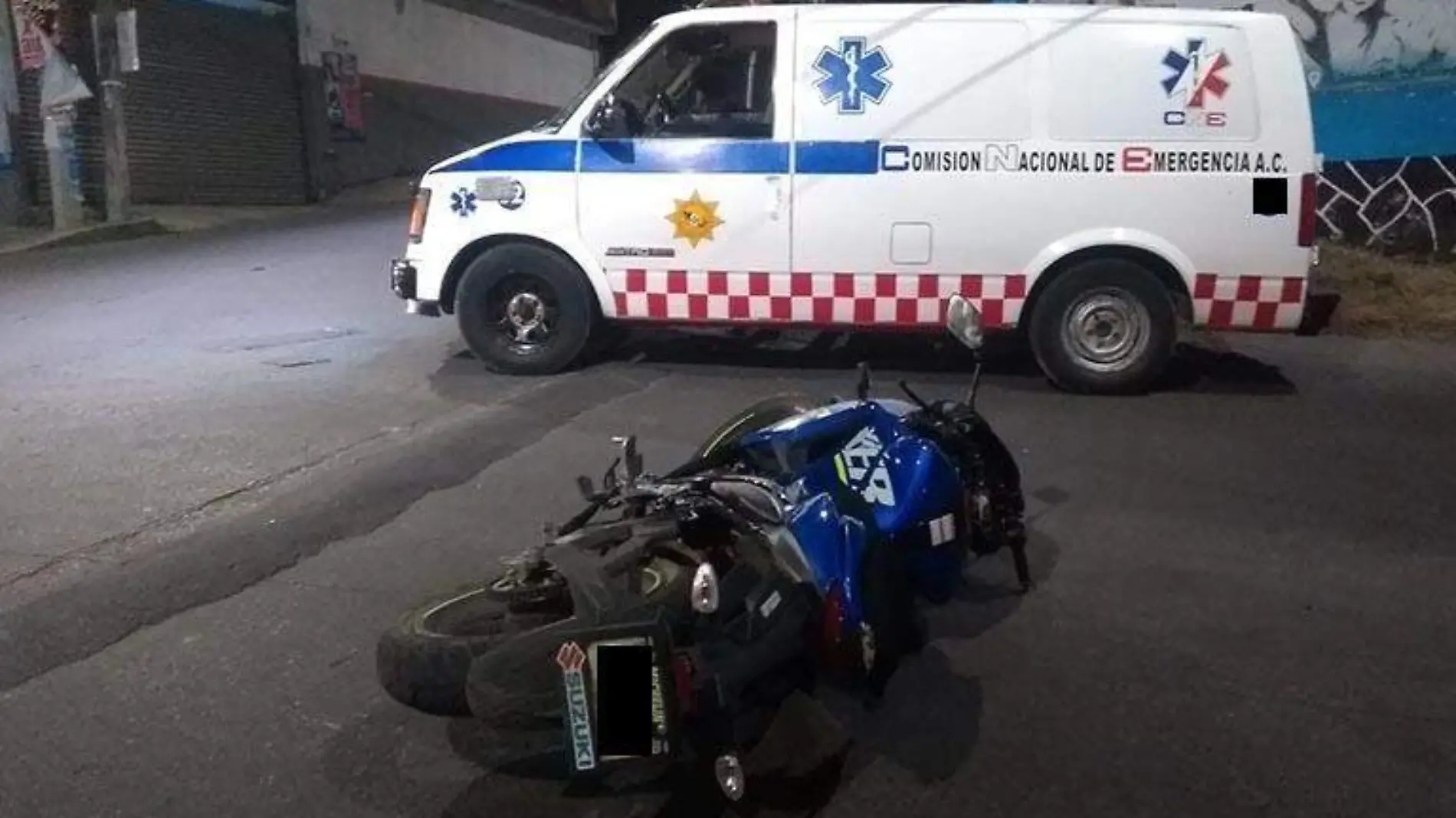 motocicleta accidente